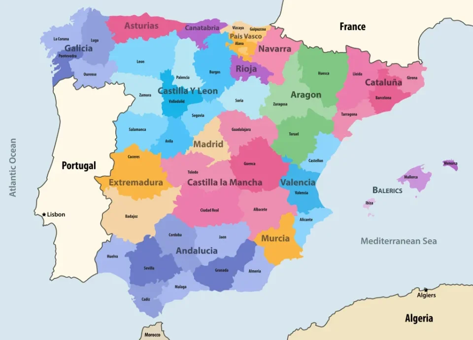 Ciudades españolas con tasas de criminalidad más altas